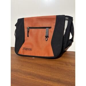Vintage 90s JanSport Computer Messenger Basketball Texture Bag School College